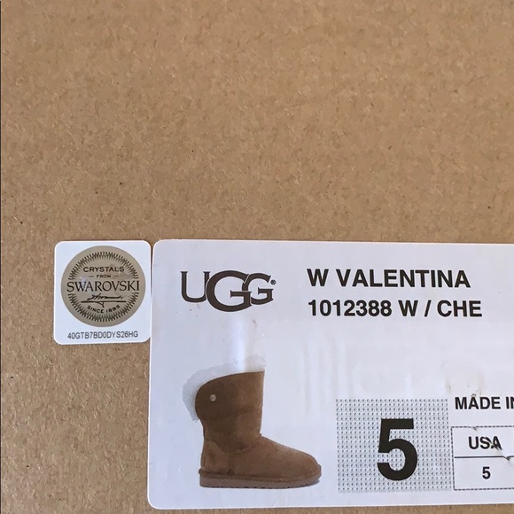 NEW UGG VALENTINA CHESTNUT - Picture 8 of 8